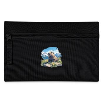 Marmots Groundhog - Pencil Case - black - Front