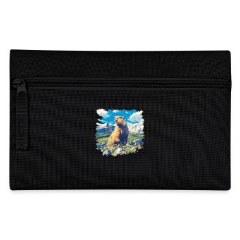 Marmots Groundhog - Pencil Case - black - Front