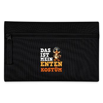 Enten Karneval DAS IST MEIN ENTEN KOSTÜM Lustiges - Federtasche - Schwarz - Vorne