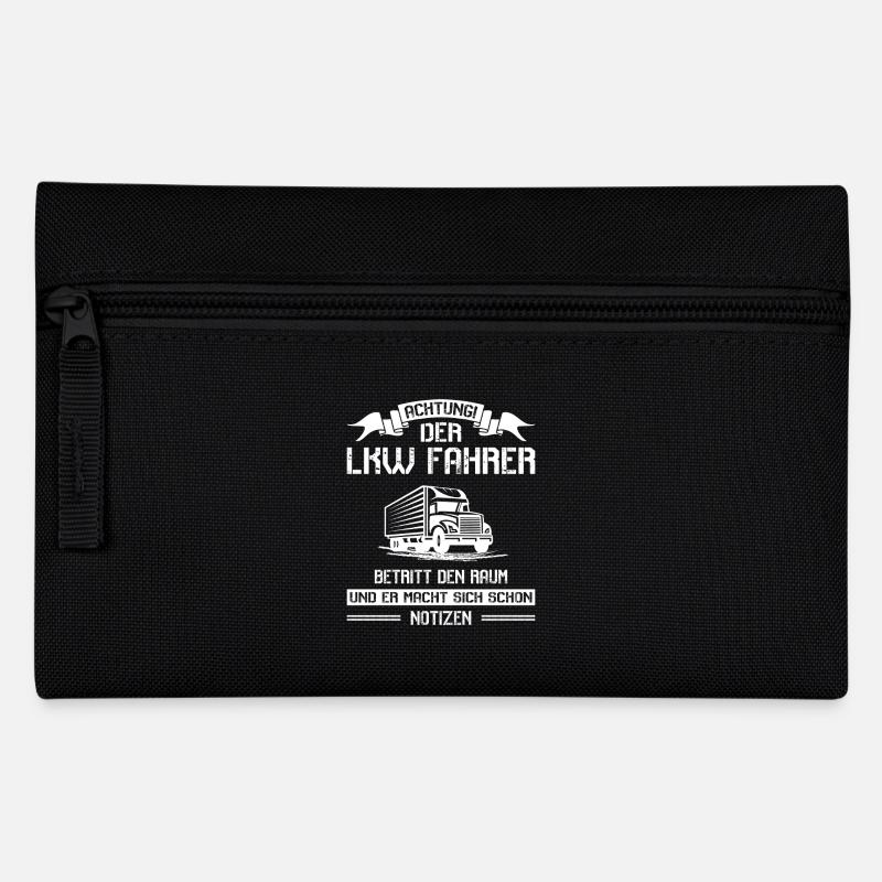 Lkw Fahrer Kraftfahrer LKW-Fahrer - Federtasche - Schwarz