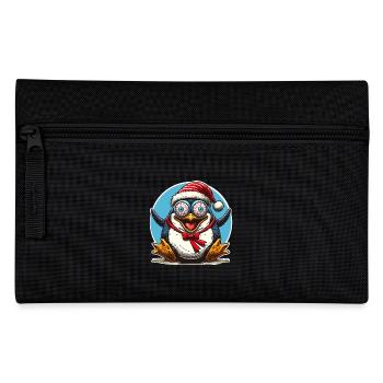 crazy Christmas penguin - Federtasche - Schwarz - Vorne