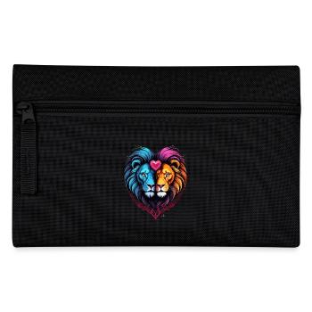 Love valentin lion - Trousse - noir - Devant