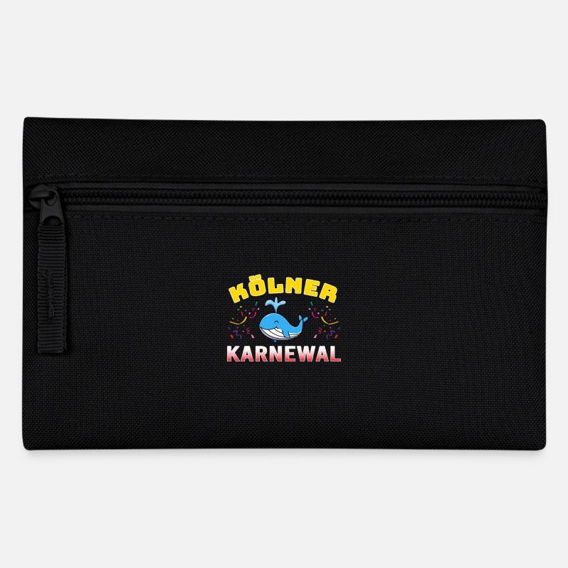 Kölner KarneWAL Karneval - Federtasche - Schwarz