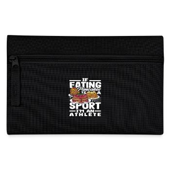 Wenn Pfannkuchen Essen Ein Sport Ist Bin Ich Ein - Federtasche - Schwarz - Vorne