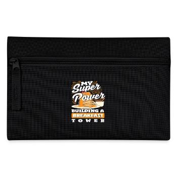 Pancakes: My Superpower Breakfast Tower - Pencil Case - black - Front