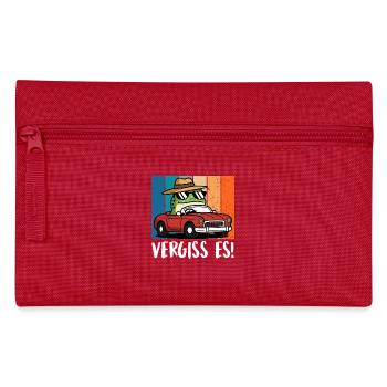 Karneval Kostüm Party VERGISS ES! Faschings - Federtasche - Rot - Vorne