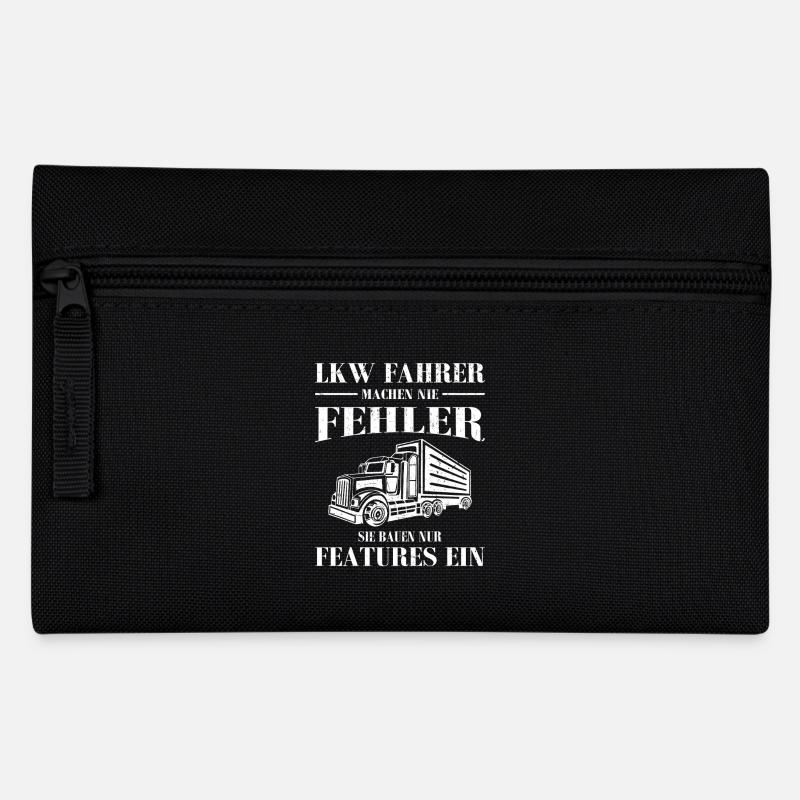 Lkw Fahrer Kraftfahrer LKW-Fahrer - Federtasche - Schwarz