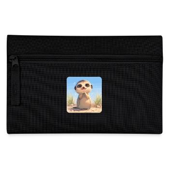 Meerkat Erdmännchen - Federtasche - Schwarz - Vorne