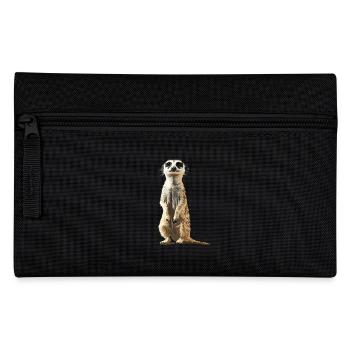 Meerkat Erdmännchen - Federtasche - Schwarz - Vorne
