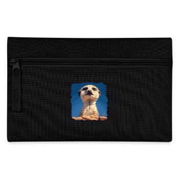 Meerkat Erdmännchen - Federtasche - Schwarz - Vorne