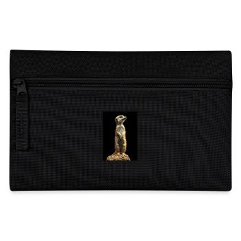 Meerkat Erdmännchen - Federtasche - Schwarz - Vorne