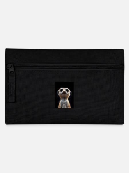 Meerkat Erdmännchen - Federtasche - Schwarz