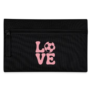 Soccer Saying Cute Funny Soccer Player Gift - Pencil Case - black - Front