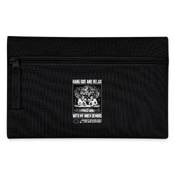 Hang Out with My Inner Demons - Pencil Case - black - Front