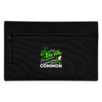 Earth Day The Earth Is All We Have - Pencil Case - black - Front