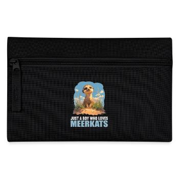 Meerkat Erdmännchen - Federtasche - Schwarz - Vorne