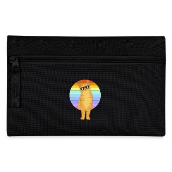 Tabby Cat - Pencil Case - black - Front