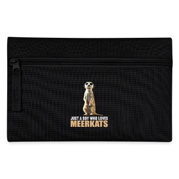 Meerkat Erdmännchen - Federtasche - Schwarz - Vorne