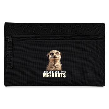 Meerkat Erdmännchen - Federtasche - Schwarz - Vorne