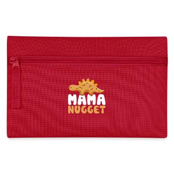 Mama Nugget Dinosaur Humor - Pencil Case - red - Front