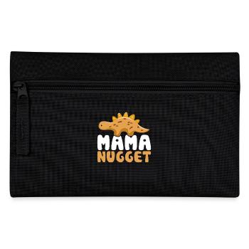 Mama Nugget Dinosaur Humor - Pencil Case - black - Front