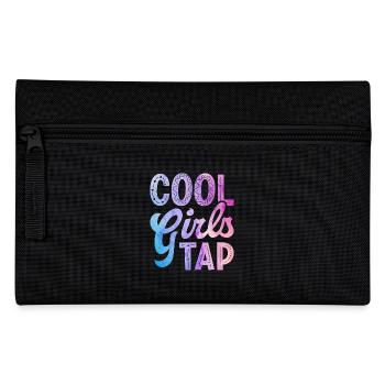 Coole Mädchen tanzen Stepptanz - Federtasche - Schwarz - Vorne