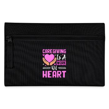 Care is a matter of the heart - Pencil Case - black - Front