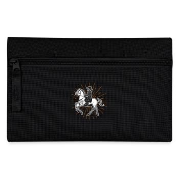 Reiten Pferde - Federtasche - Schwarz - Vorne