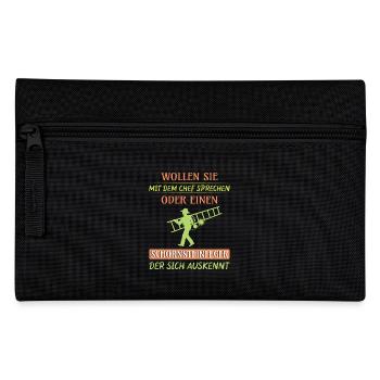 Schornsteinfeger Herren - Federtasche - Schwarz - Vorne