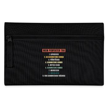 Schornsteinfeger Herren - Federtasche - Schwarz - Vorne