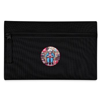 Gamer Oma - Federtasche - Schwarz - Vorne