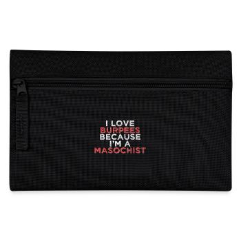 J’adore les burpees - Trousse - noir - Devant