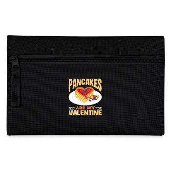 Pancakes Are My Valentine's Favorite - Pencil Case - black - Front