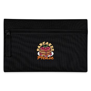 Pfannkuchen Bitte Mit Kirschen - Federtasche - Schwarz - Vorne