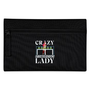 Crazy Hydroponics Lady - Pencil Case - black - Front