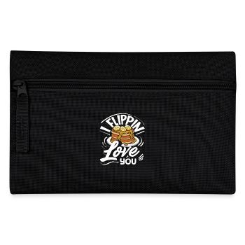 Pancakes I Love You Flippin - Pencil Case - black - Front