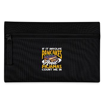 Les crêpes et les pyjamas comptent sur moi - Trousse - noir - Devant