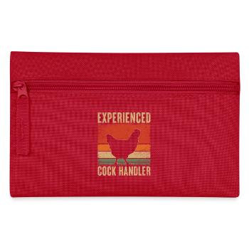 Poulet chuchoteur style rétro - Trousse - rouge - Devant