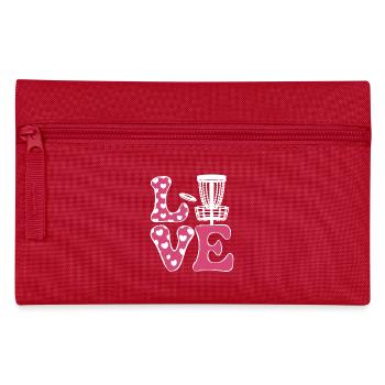 Disc Golf Dire Sports Drôle Disc Golf Cadeau - Trousse - rouge - Devant