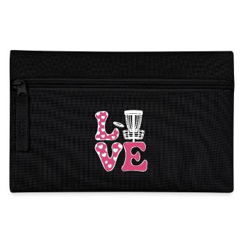 Disc Golf Dire Sports Drôle Disc Golf Cadeau - Trousse - noir - Devant