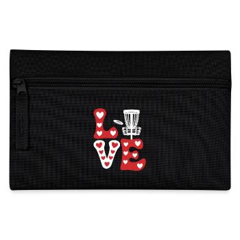 Disc Golf Dire Sports Drôle Disc Golf Cadeau - Trousse - noir - Devant