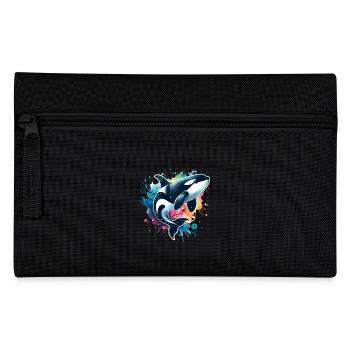 Orca Killer Whale - Pencil Case - black - Front