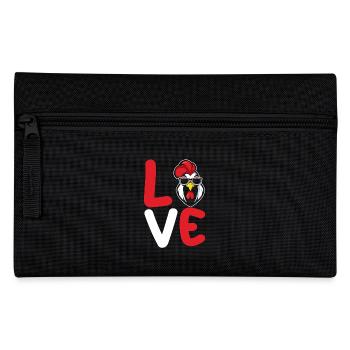 Chicken Rooster - Pencil Case - black - Front