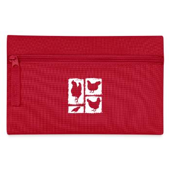 Chickens Hen - Pencil Case - red - Front