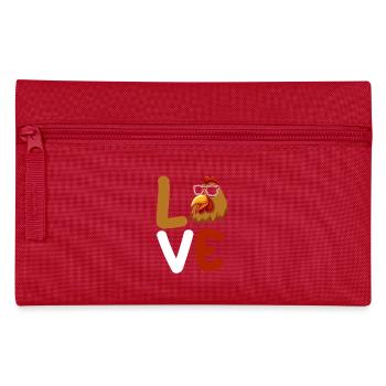 Chickens Hen - Pencil Case - red - Front