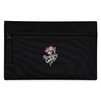 Blühender Mut Inspirierende Blume Blossoming - Federtasche - Schwarz - Vorne