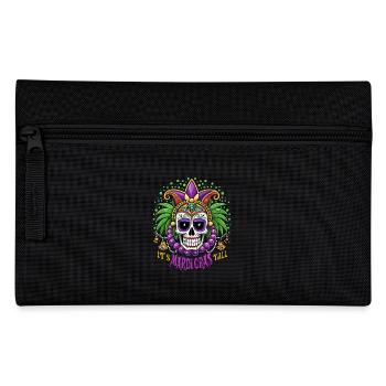 I'ts Mardi Gras Y'all - Carnival - Costume - Pencil Case - black - Front