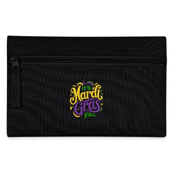 I'ts Mardi Gras Y'all - Carnival - Costume - Pencil Case - black - Front