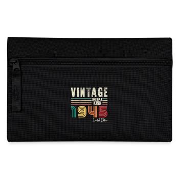 Vintage 1945, Vintage 1945 Birthday Gift - Pencil Case - black - Front
