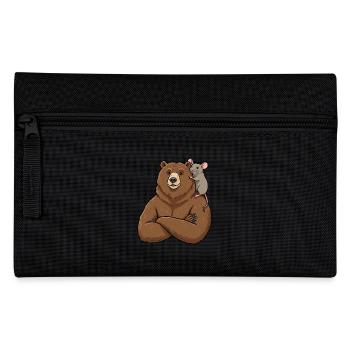 L’ours et la souris - Trousse - noir - Devant